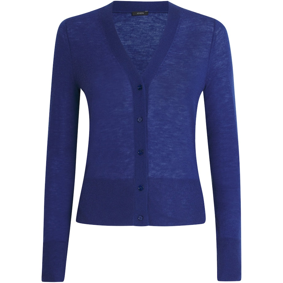 Blue Cashmere Cashair Cardigan