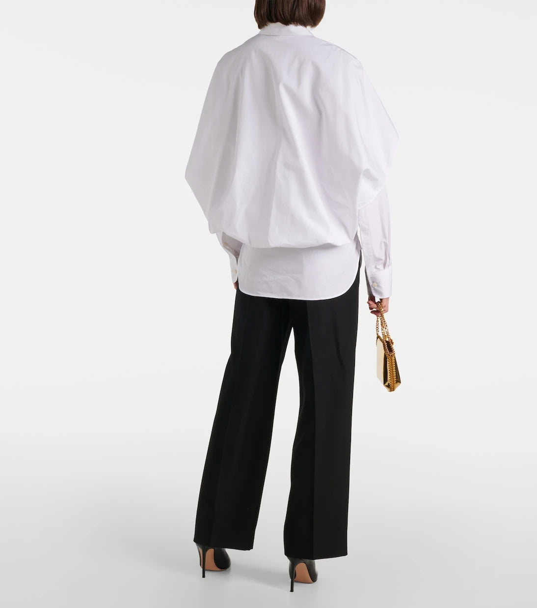 Stella McCartney - Caped cotton blouse