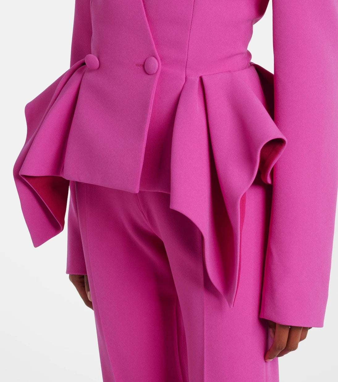 Safiyaa - Double-breasted peplum blazer