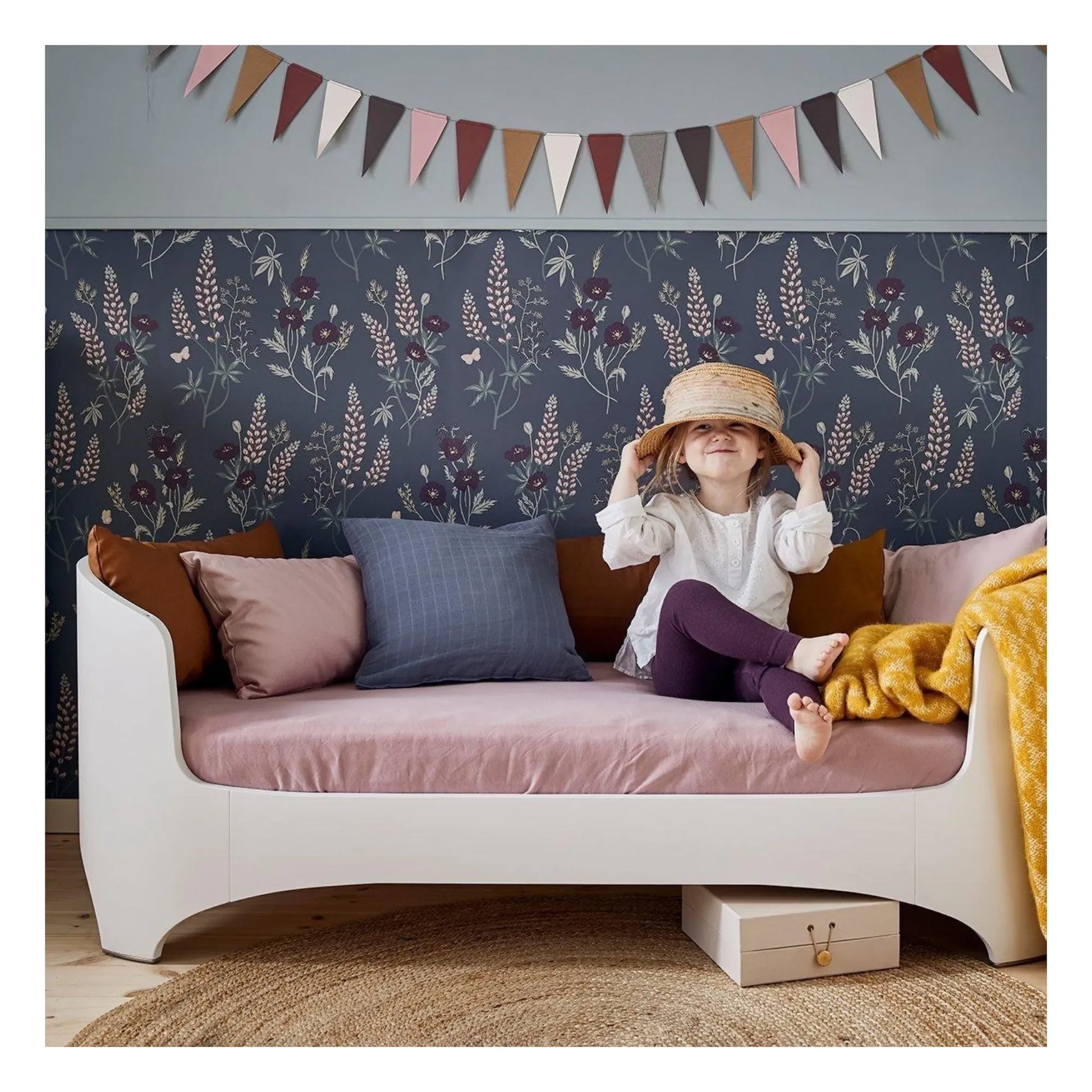 Leander - Classic mattress extension | White