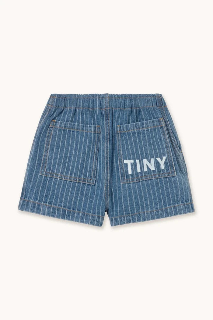 Tinycottons STRIPES DENIM SHORTS Çocuk Kot Kısa Pantolon