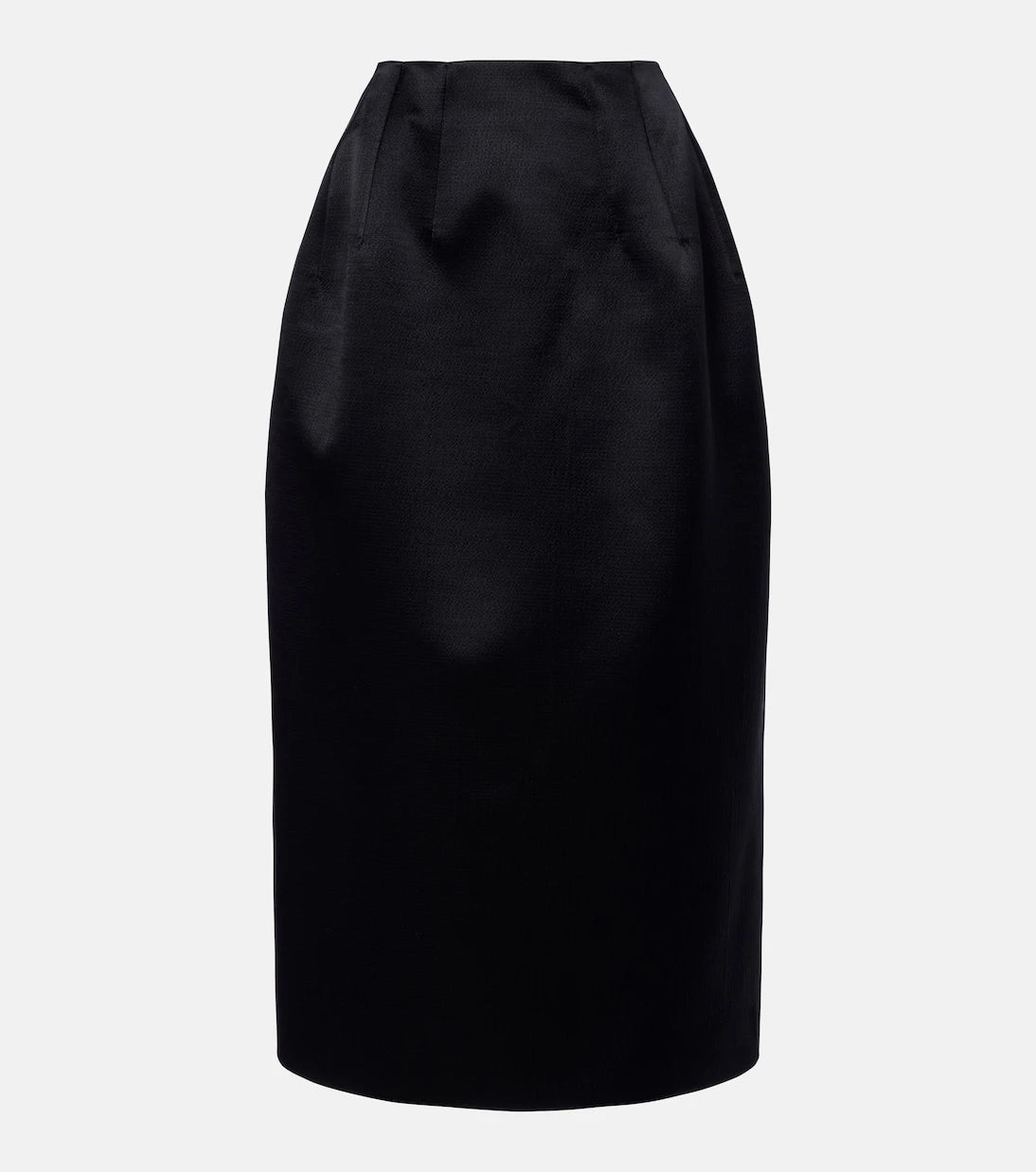 The Row - Gamin wool and silk midi skirt