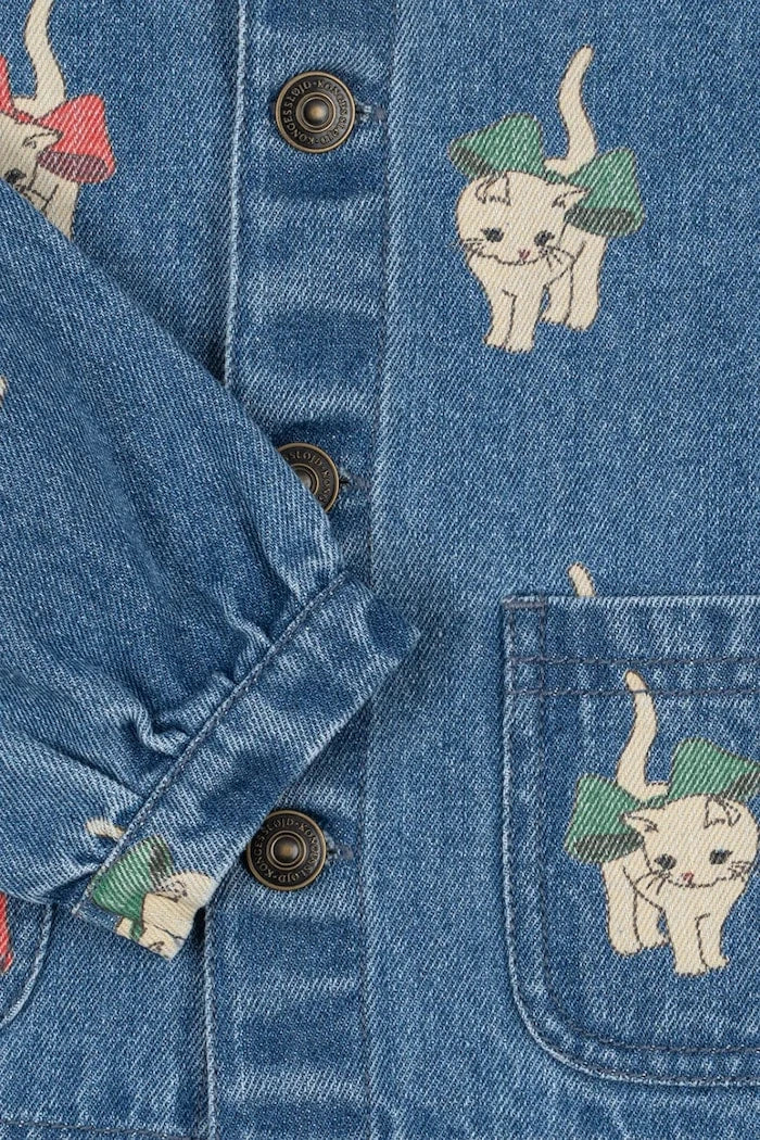 Konges Sløjd MAGOT COLLAR JACKET GOTS Çocuk Pamuk Ceket