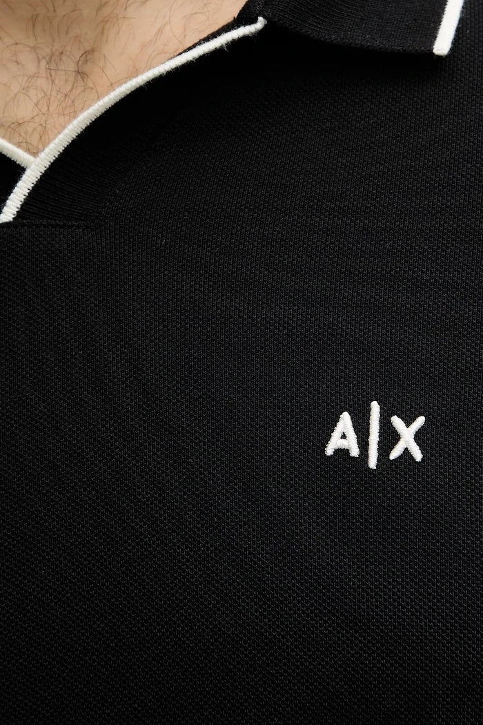 Armani Exchange тениска с яка мъжка памучна