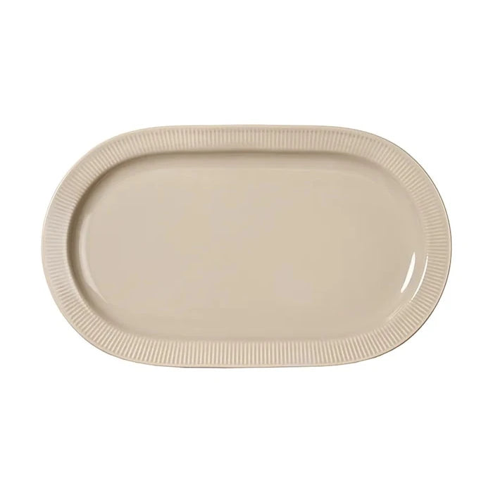 Sagaform sırlı porselenden servis tabağı 34 x 20 x 2,5 cm