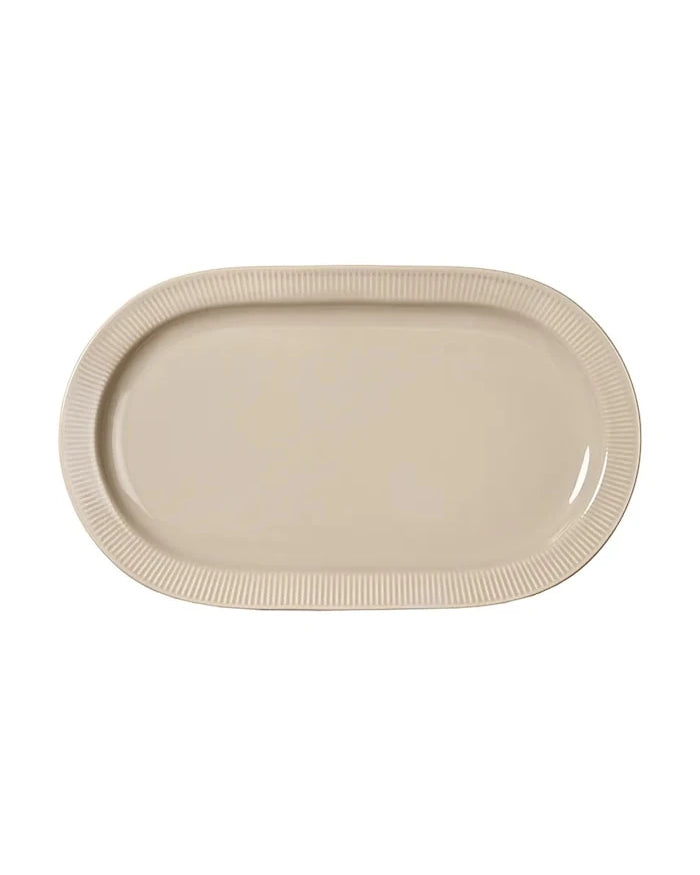 Sagaform sırlı porselenden servis tabağı 34 x 20 x 2,5 cm