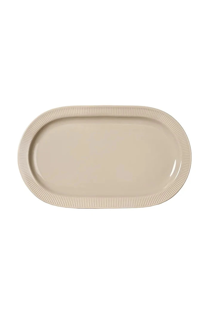 Sagaform sırlı porselenden servis tabağı 34 x 20 x 2,5 cm
