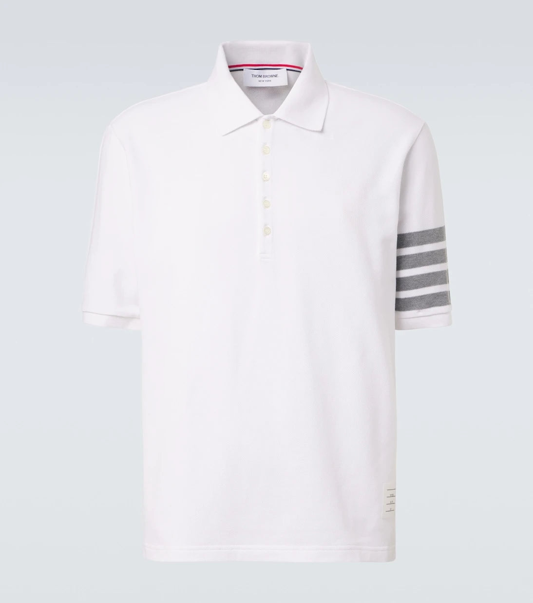 Thom Browne - 4-Bar cotton polo shirt