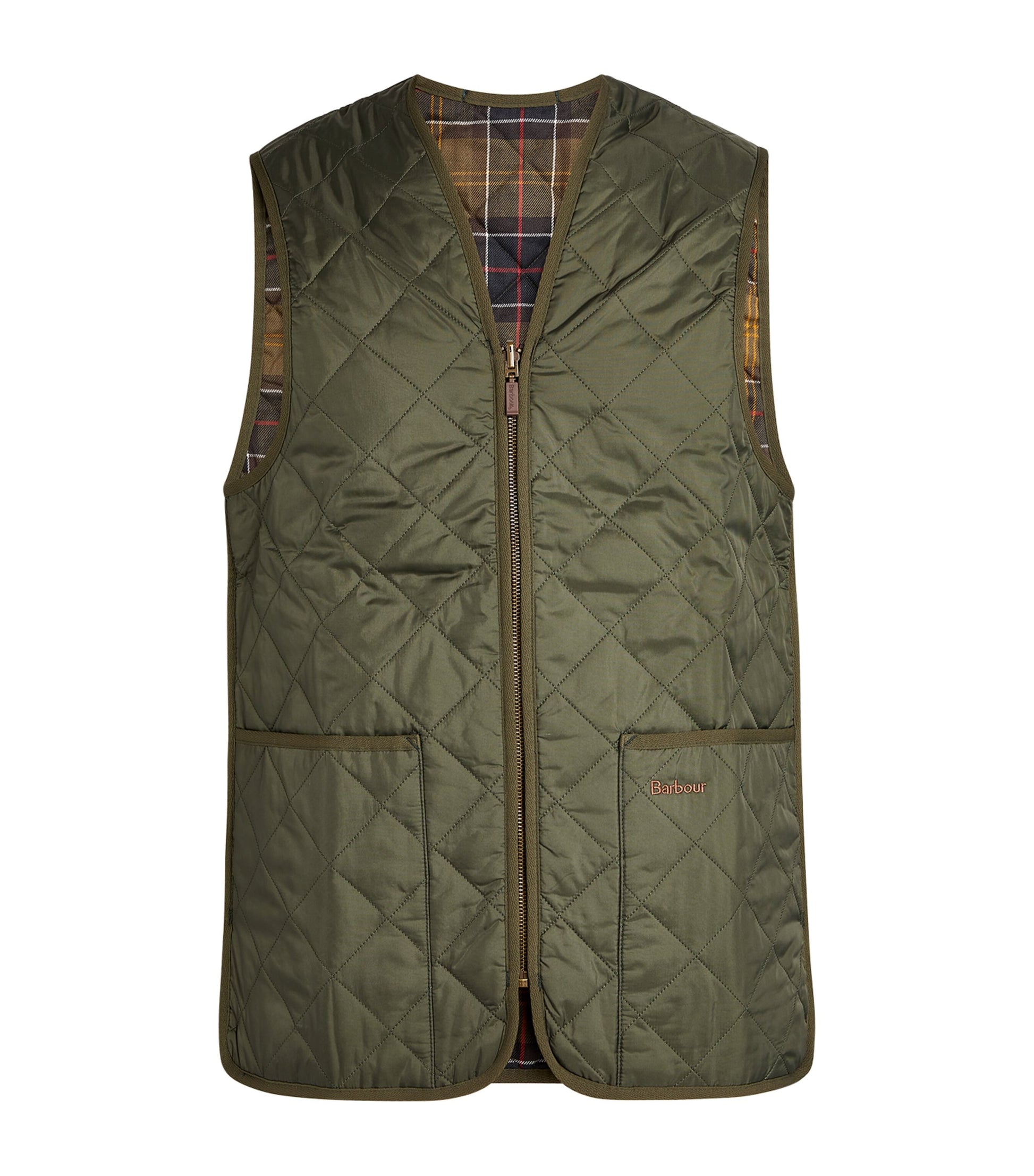 Barbour Green Quilted Gilet