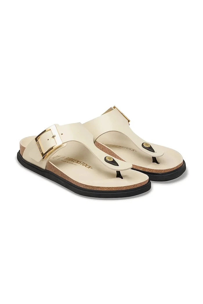 Кожени джапанки Birkenstock Gizeh Droplet Buckle