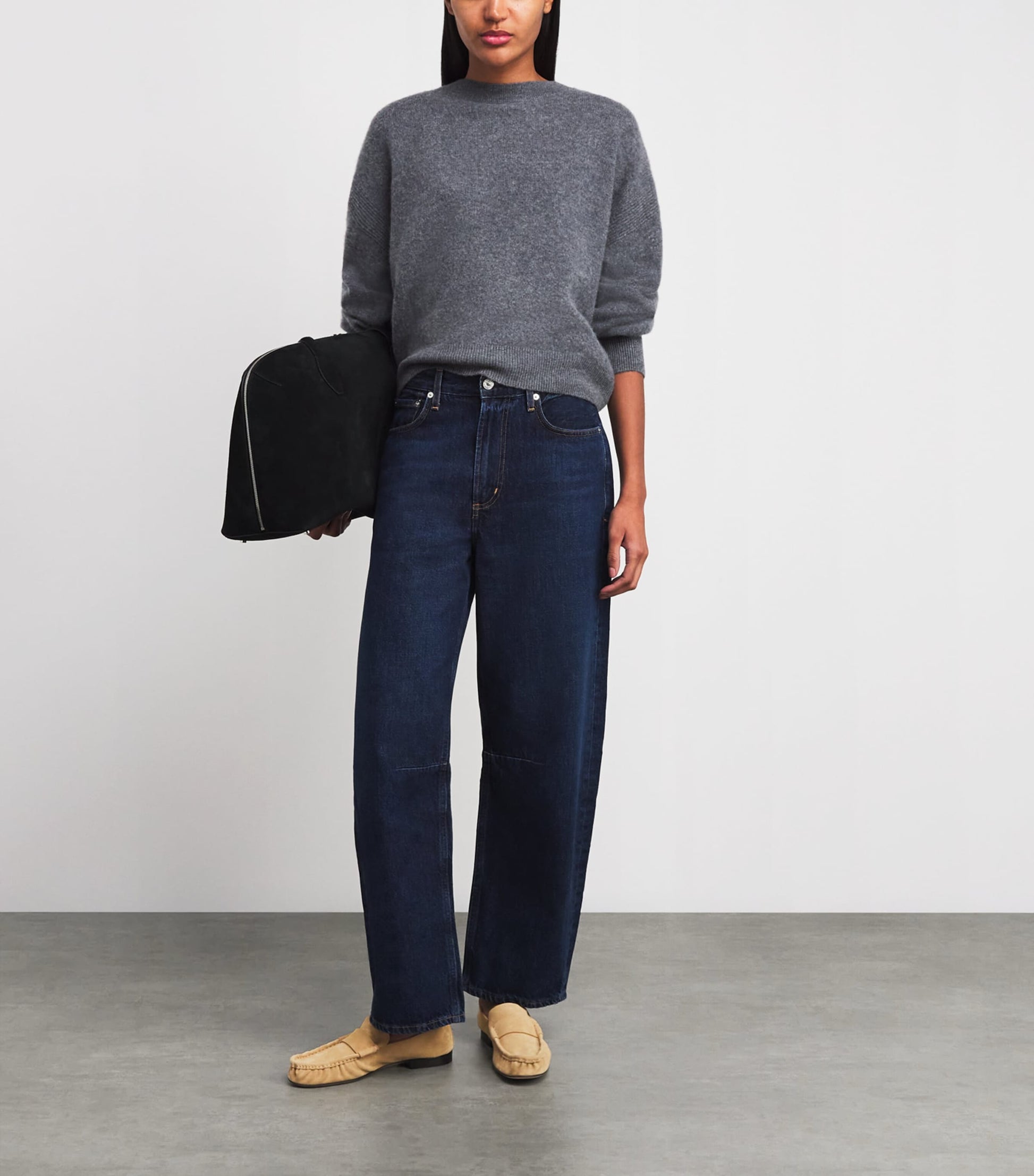 Yellow Soft Suede Loafers