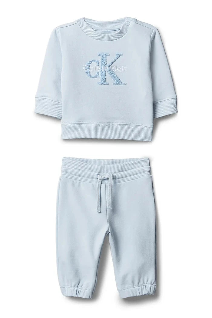 Calvin Klein Jeans pamuklu bebek eşofman takımı