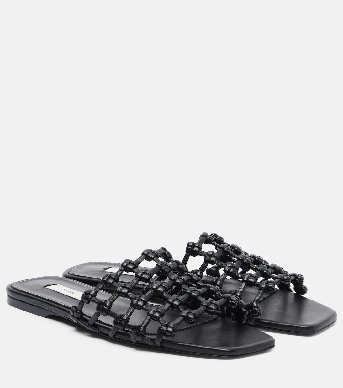 Toteme - Woven leather slides