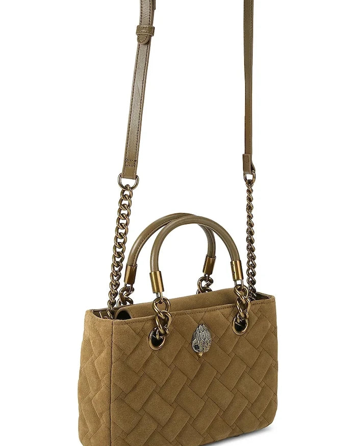 Kurt Geiger London kadın crossbody süet çanta KENSINGTON