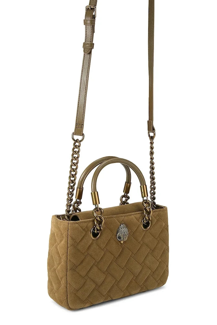 Kurt Geiger London kadın crossbody süet çanta KENSINGTON