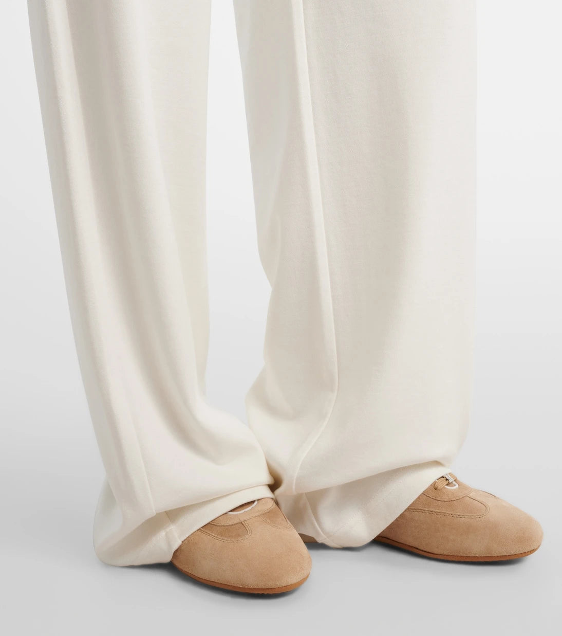 Max Mara - Cotton and silk-blend sweatpants
