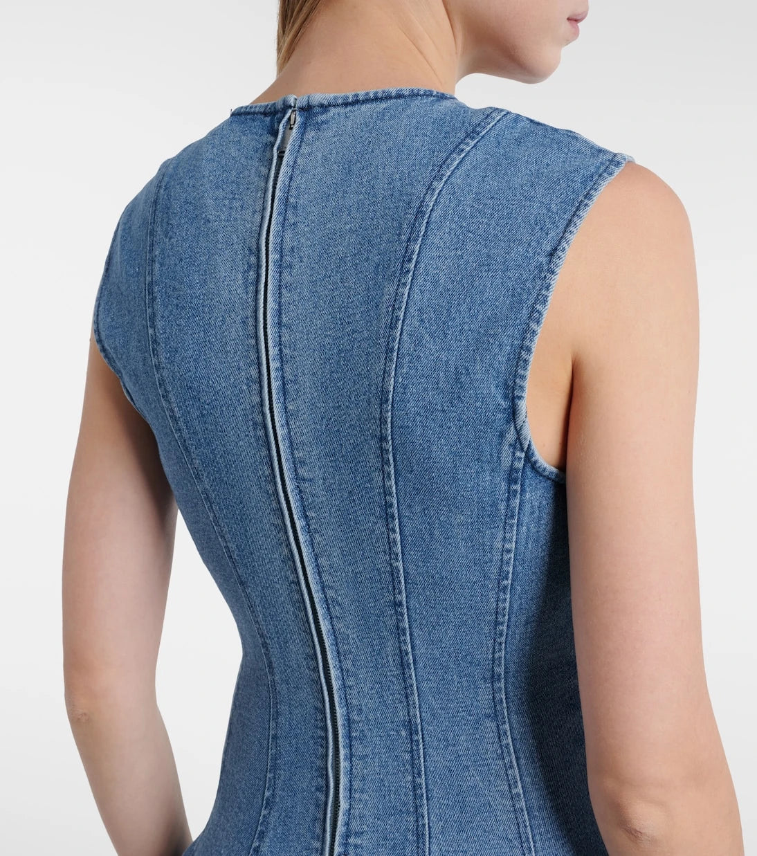 Simkhai - Bowen denim maxi dress