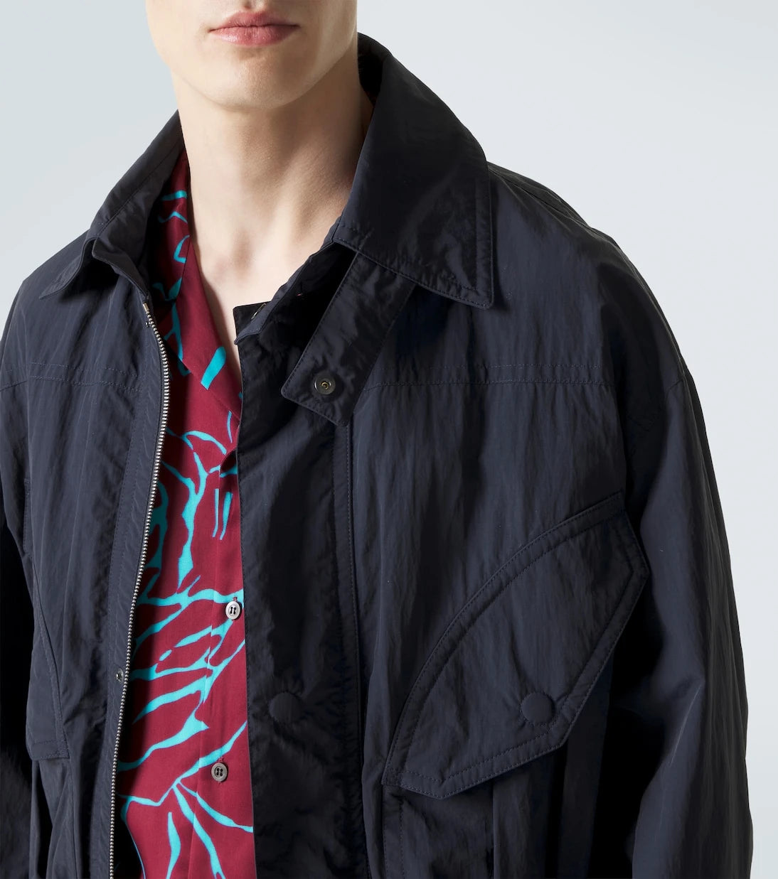 Dries Van Noten - Jersey blouson jacket