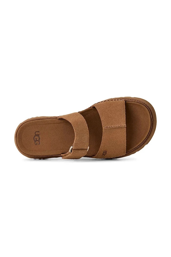 Велурени чехли UGG W Goldengaze Slide