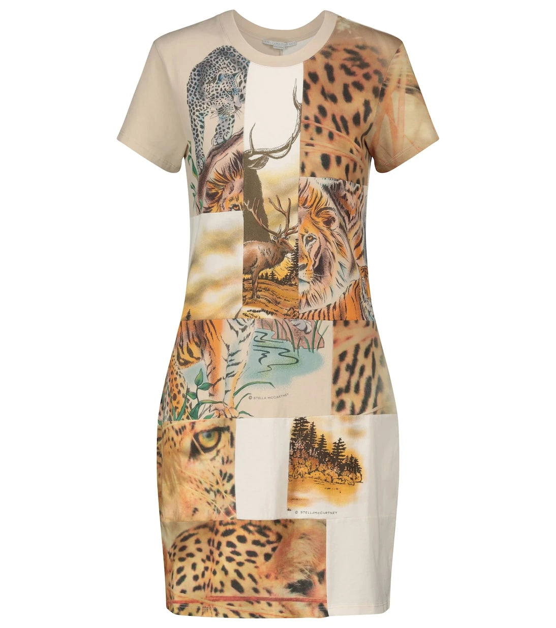 Stella McCartney - Printed cotton jersey minidress