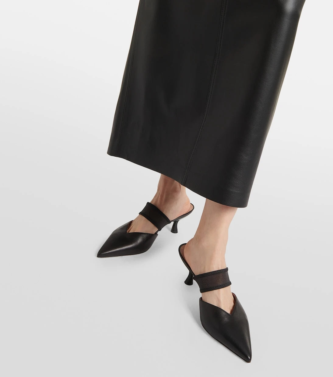 Malone Souliers - Manu 45 leather pumps