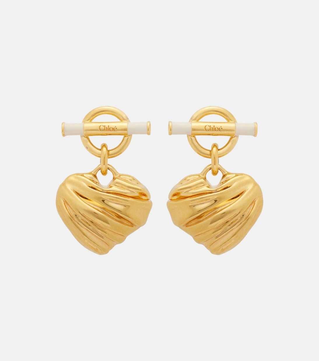Chloé - Heart drop earrings