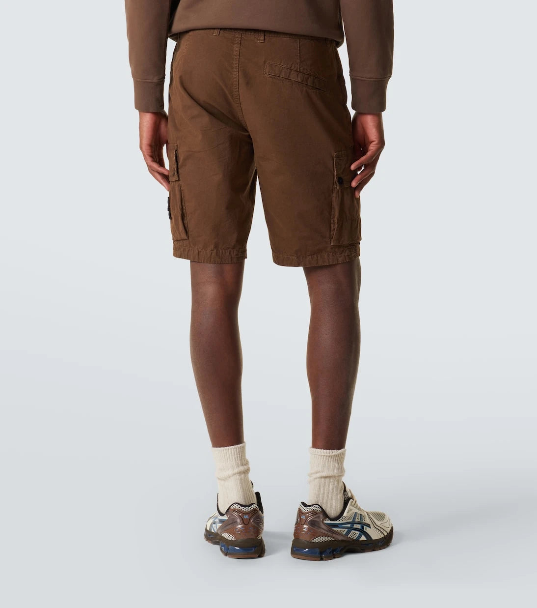 Stone Island - Compass cotton canvas cargo shorts