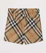 Burberry Kids Cotton Poplin Check Shorts (6-24 Months)