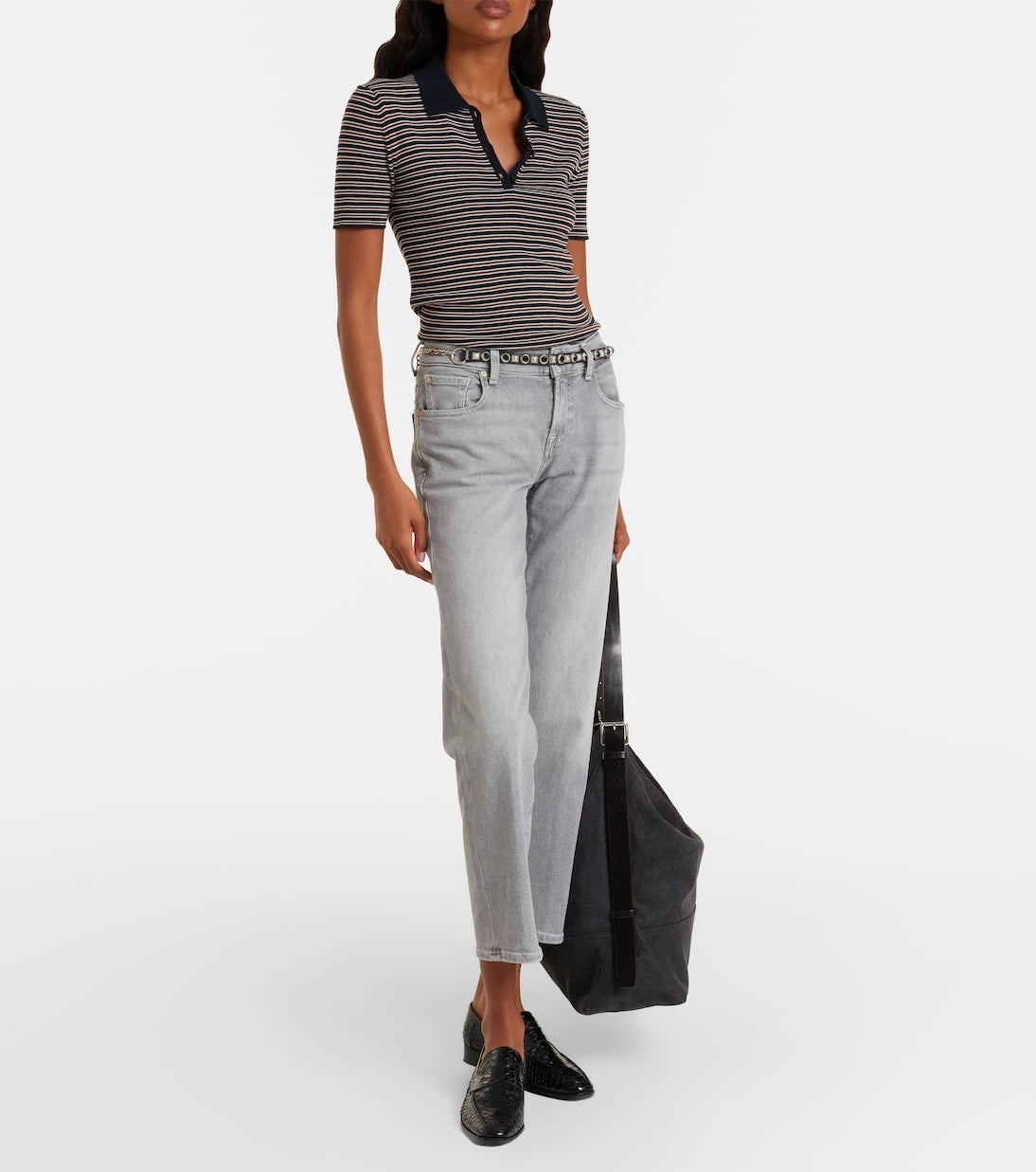 7 For All Mankind - Calie cropped straight jeans