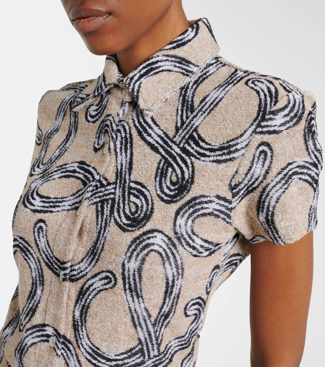 Loewe - Paula's Ibiza Anagram cotton-blend shirt