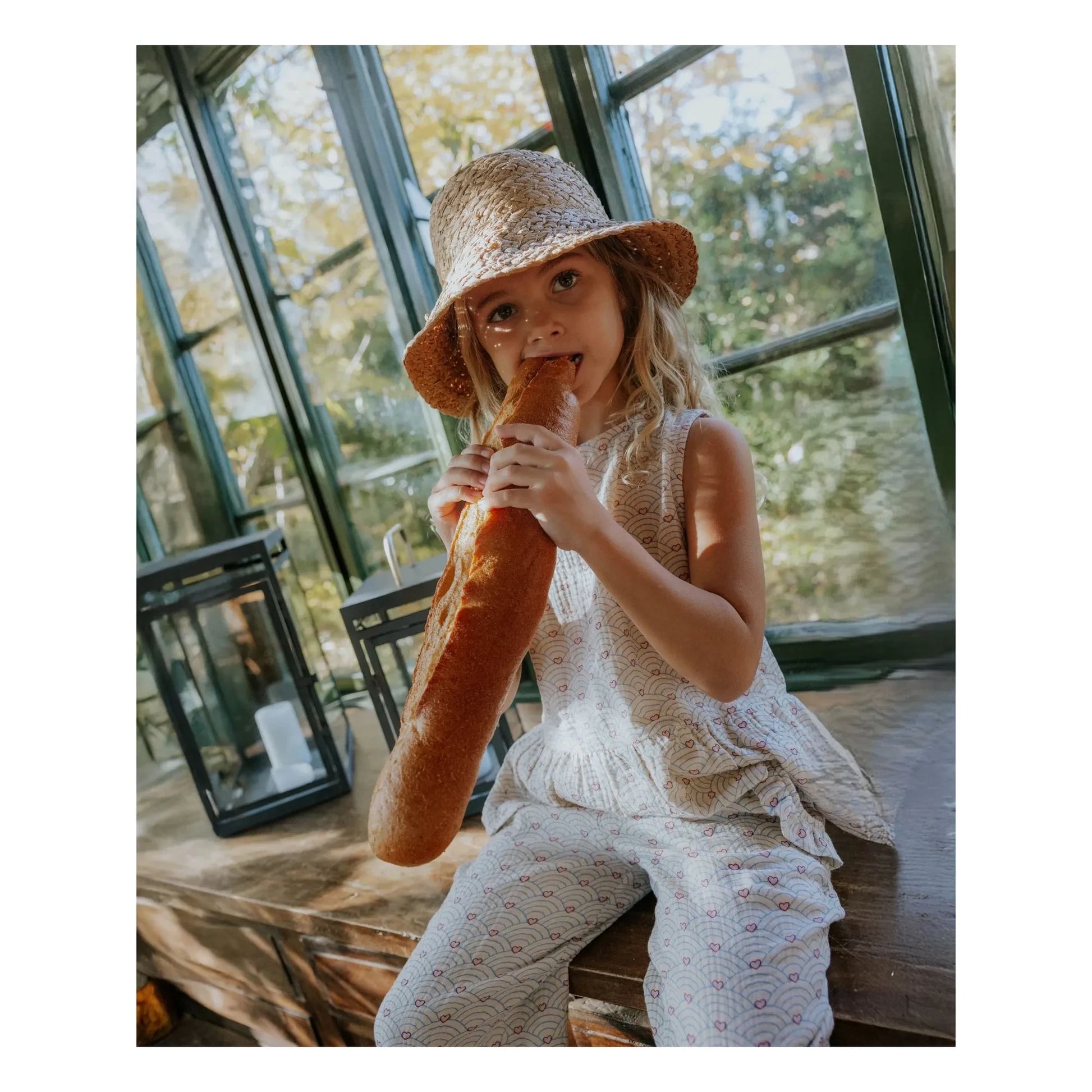 Fliink - Bridget organic cotton pants | Ecru