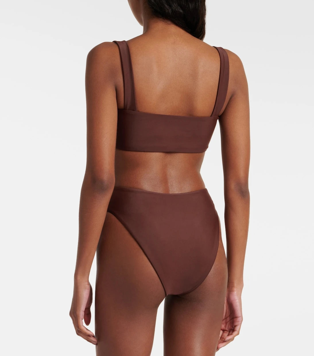 Jade Swim - Incline high-rise bikini bottoms