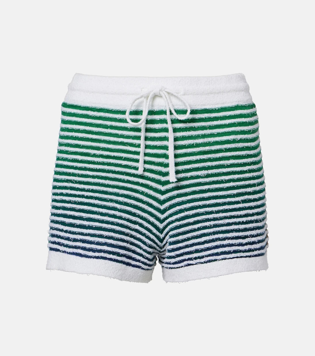Loewe - Paula's Ibiza striped cotton-blend shorts