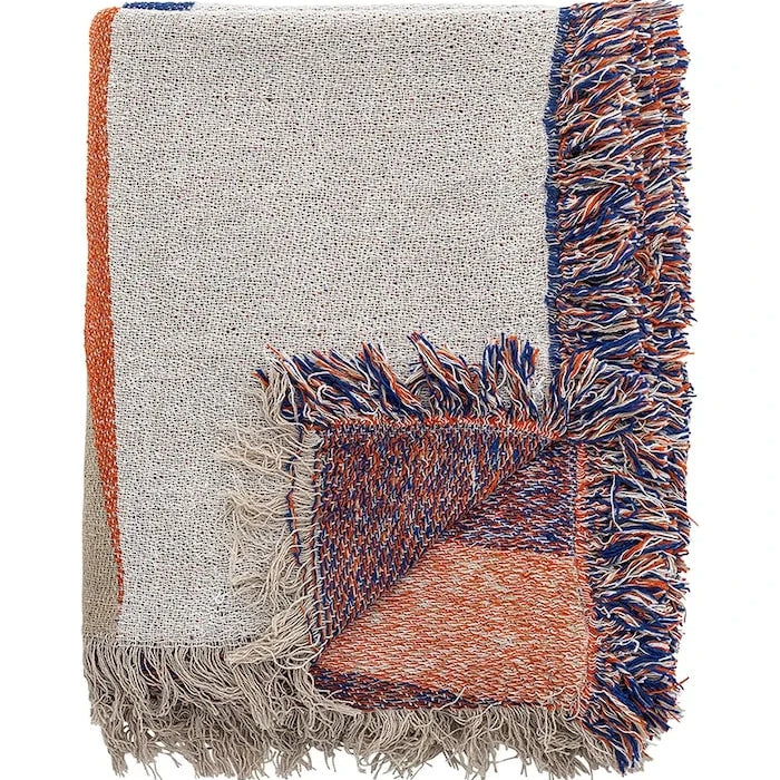 Pamuklu battaniye Bloomingville Clarita 160 x 130 cm