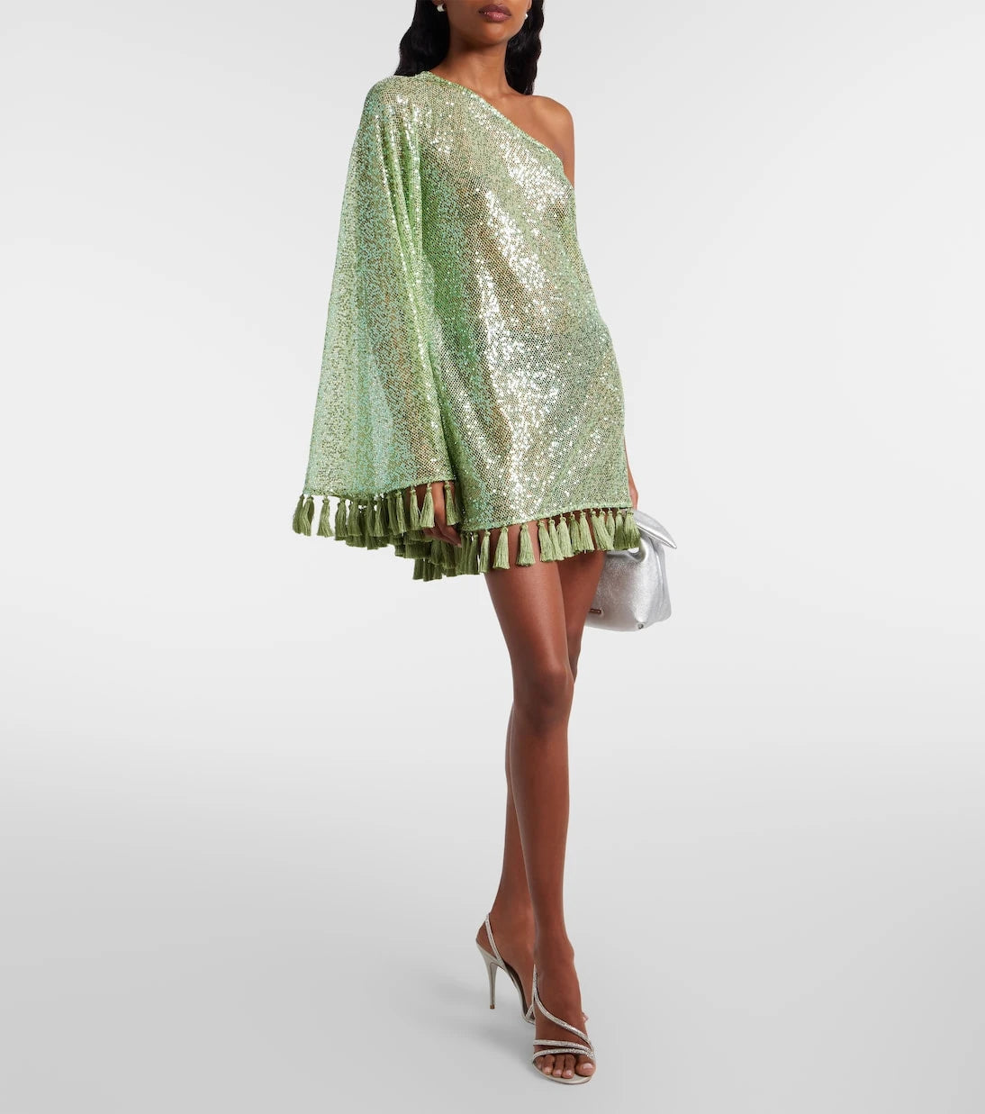 Taller Marmo - Es Trench one-shoulder sequined minidress