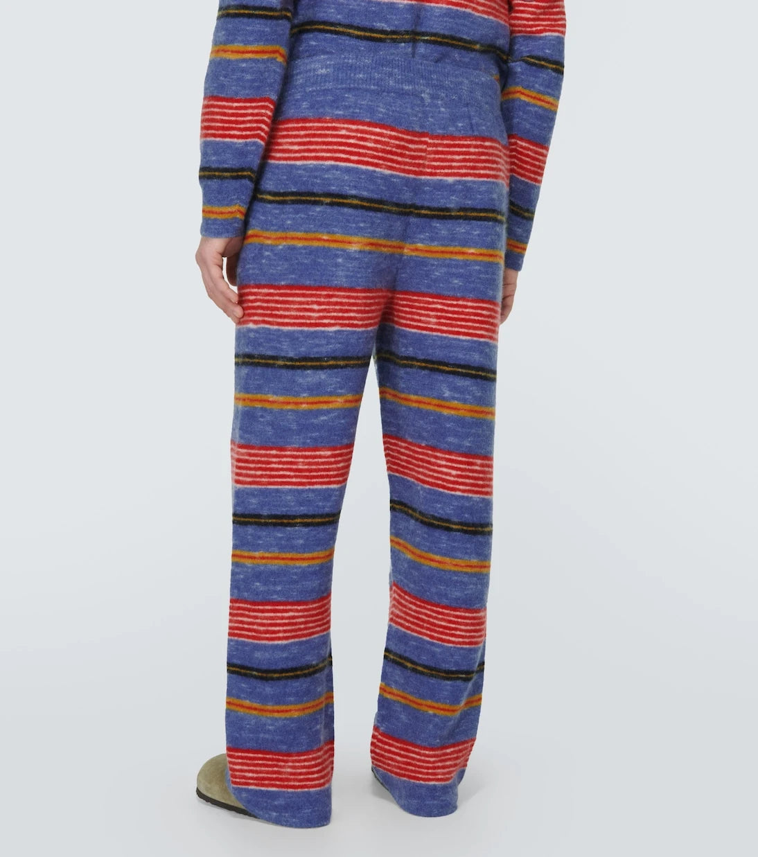The Elder Statesman - Jasper striped cashmere-blend pants