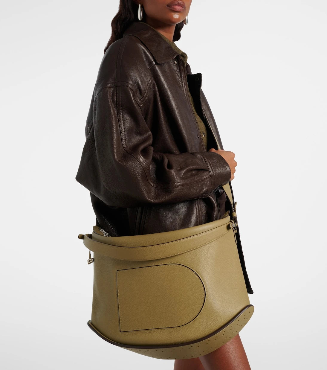 Delvaux - Pin Swing XL leather shoulder bag