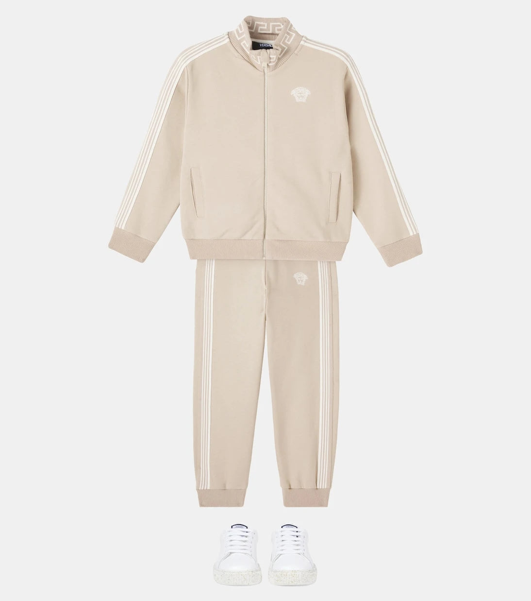 Versace Kids - Medusa cotton fleece track jacket