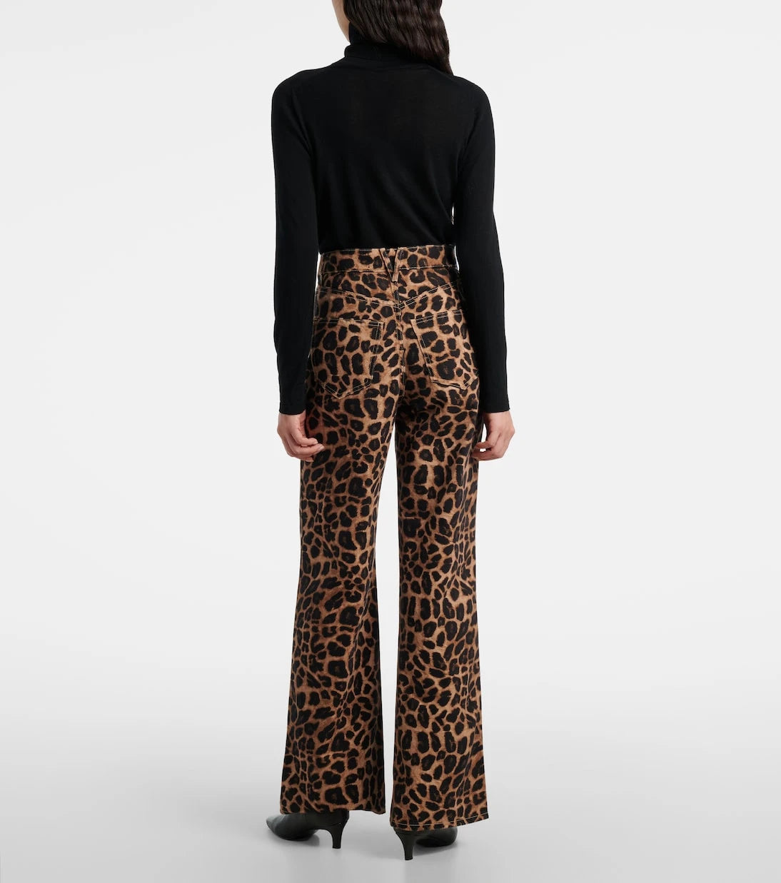 Veronica Beard - Leopard-print high-rise wide-leg pants