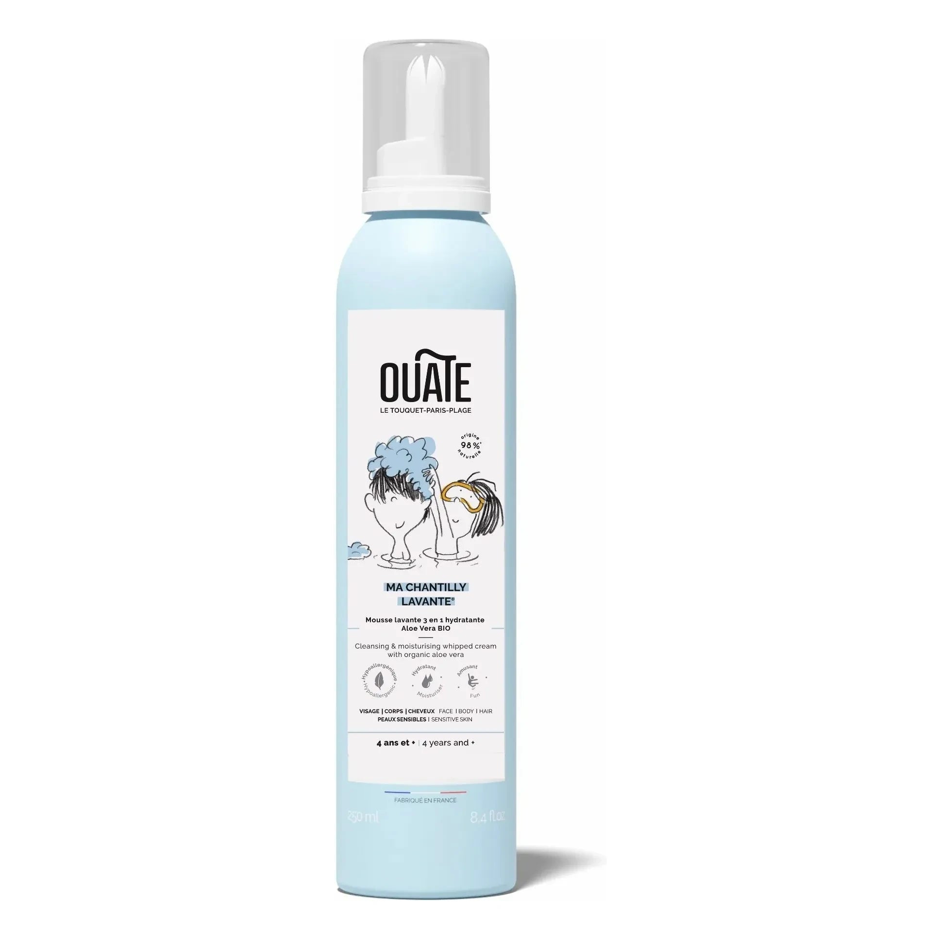 Ouate - Cleansing foam - Ma chantilly lavante from 4 years - 250ml