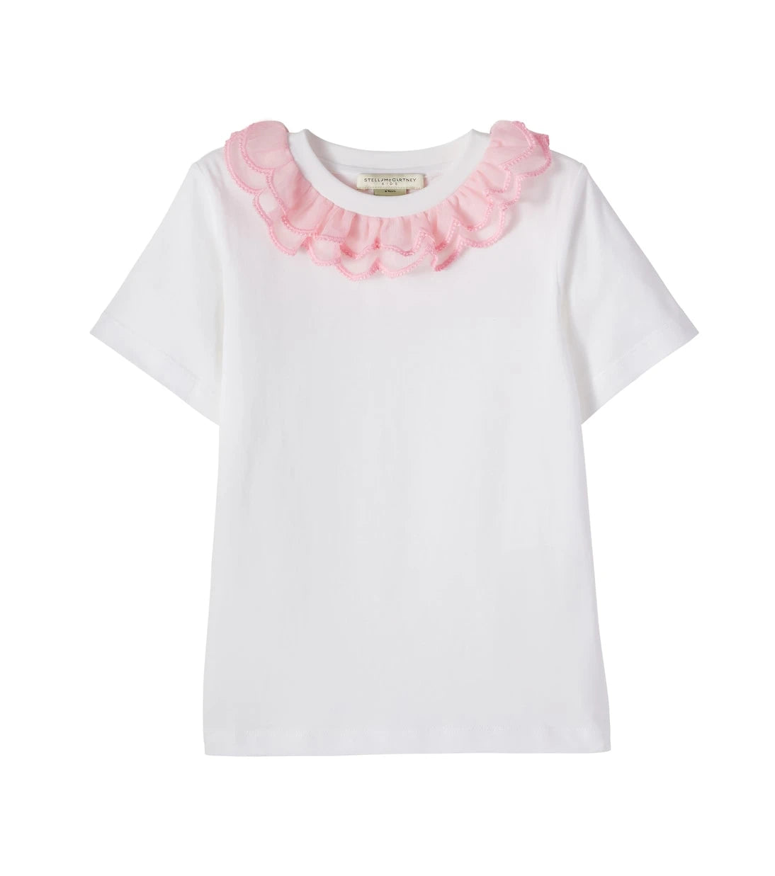 Stella McCartney Kids - تي شيرت قطني جيرسي مكشكش