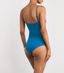Blue Cut-Out Orbit Swimsuit