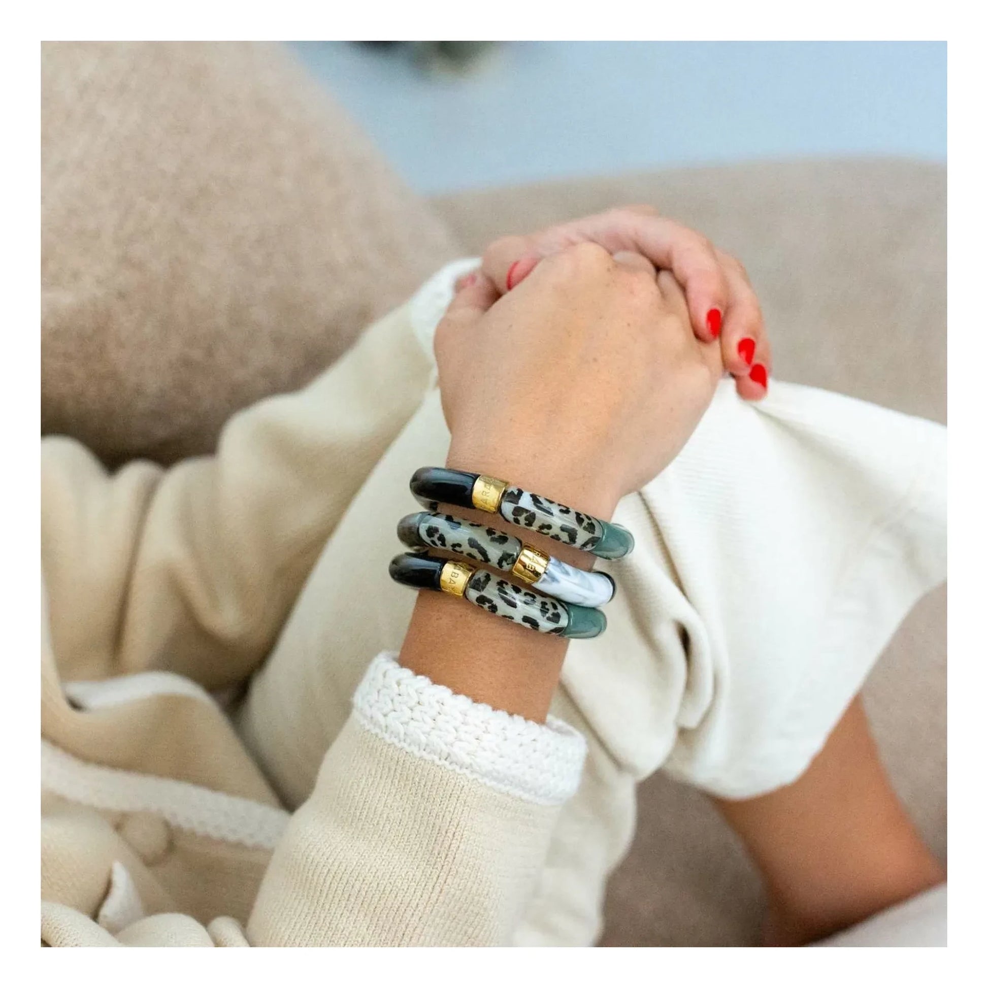 Parabaya - Capi 1 bracelet | Dark green