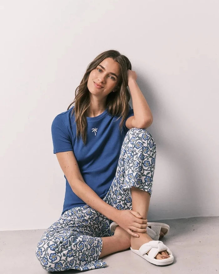 women'secret iki parçalı pamuklu kadın pijama seti
