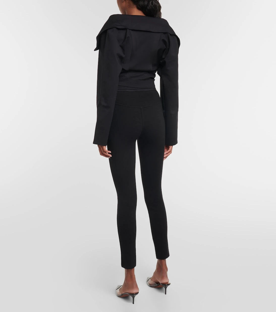 Alaïa - Cropped jersey jacket