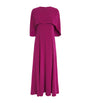 Roland Mouret Pink Satin Crepe Midi Dress