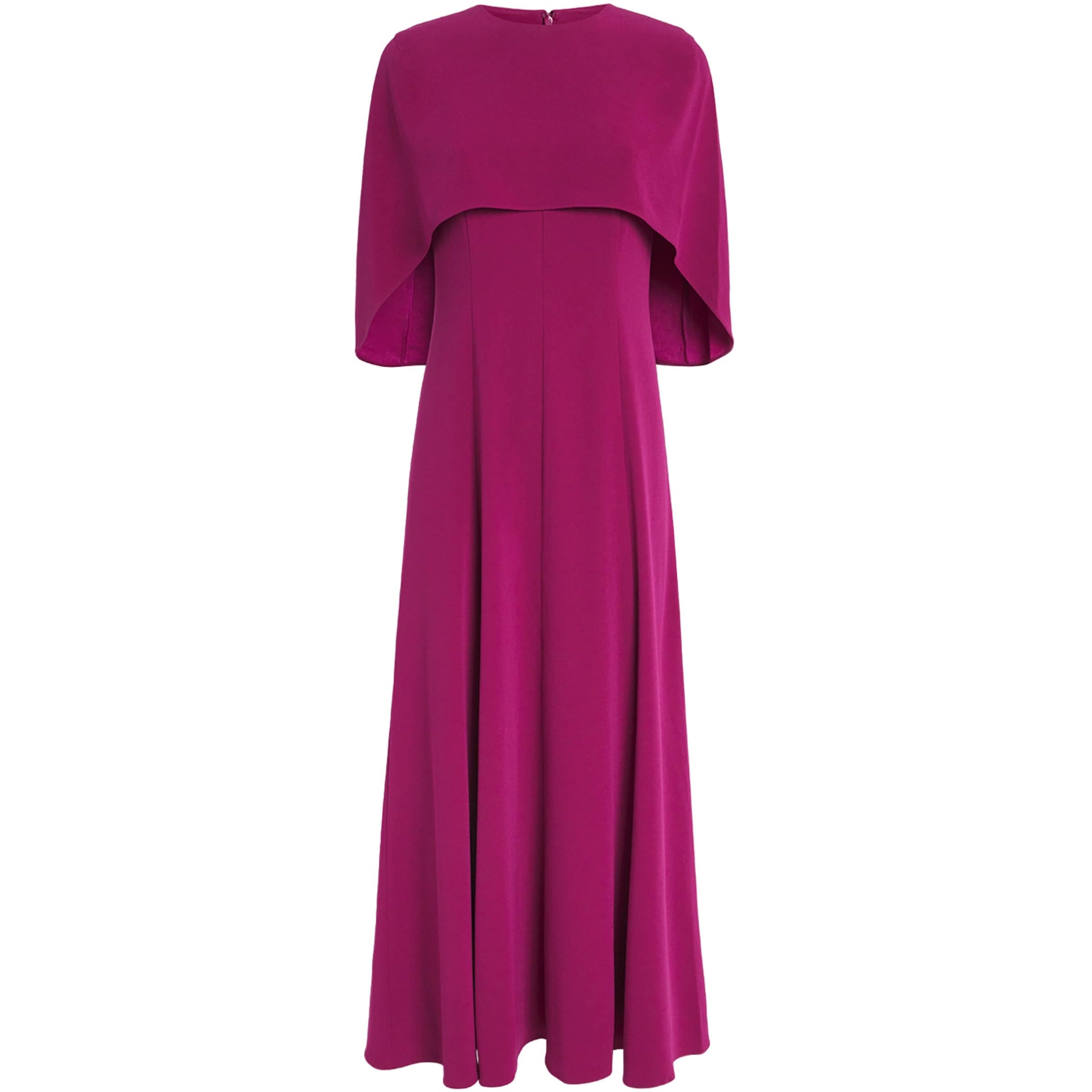 Roland Mouret Pink Satin Crepe Midi Dress