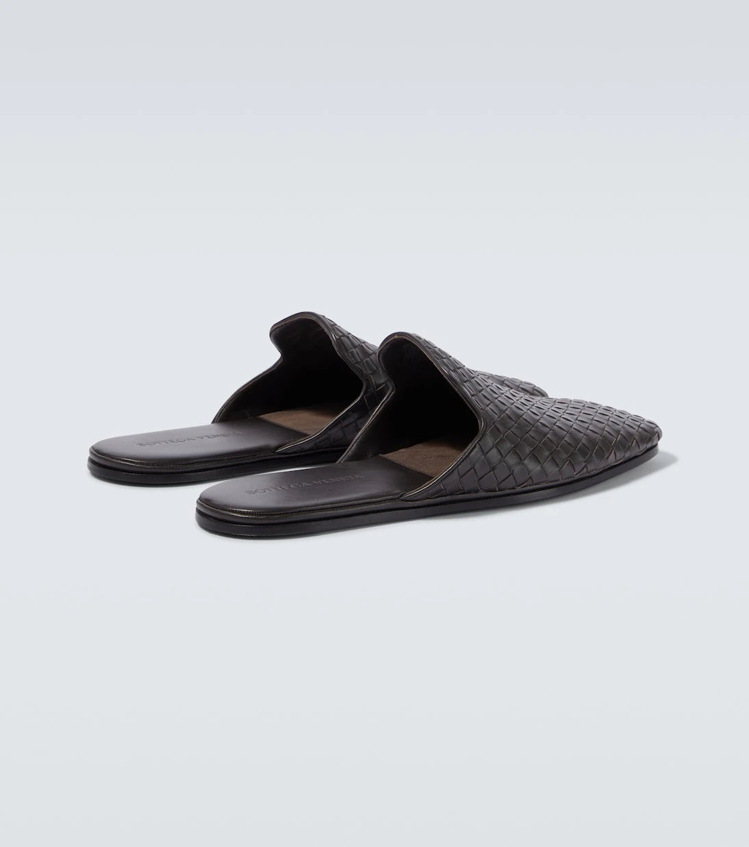Bottega Veneta - Palazzo Intrecciato leather mules