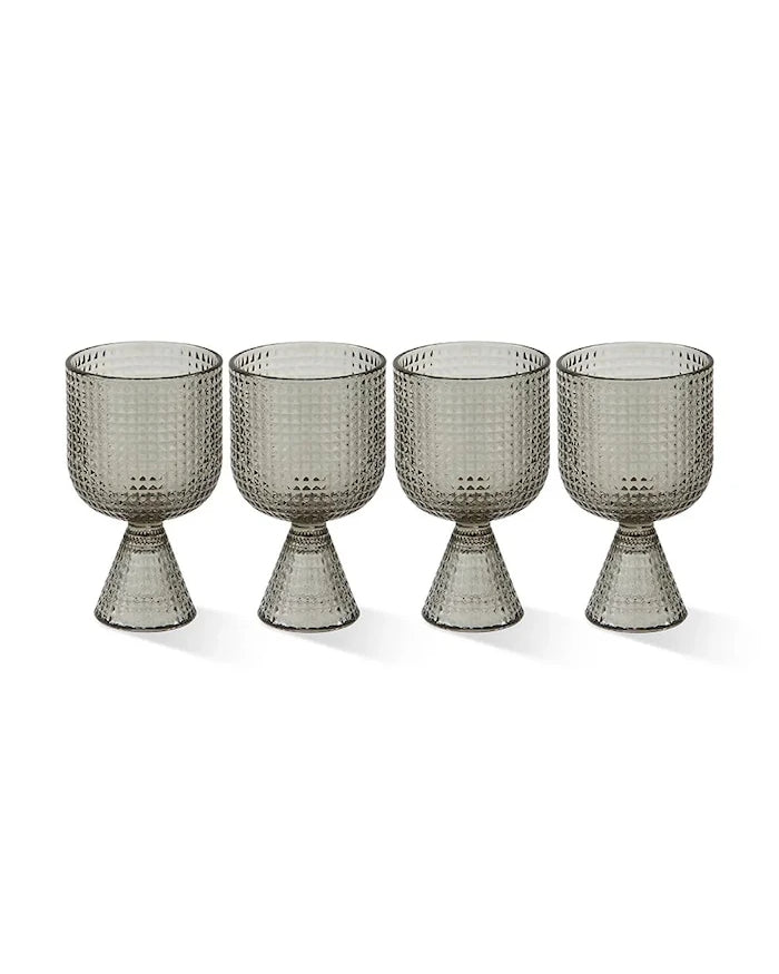 POLSPOTTEN Rooftop Şarap Bardağı Seti 390 ml (4 Adet)