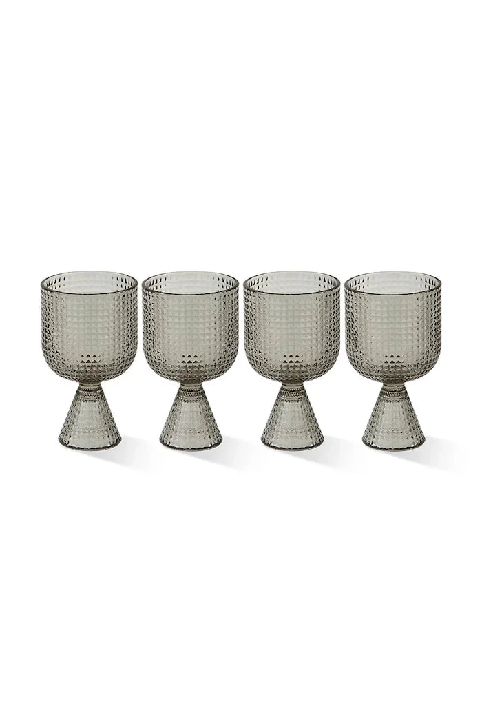 POLSPOTTEN Rooftop Şarap Bardağı Seti 390 ml (4 Adet)
